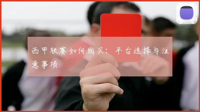 西甲联赛如何购买：平台选择与注意事项