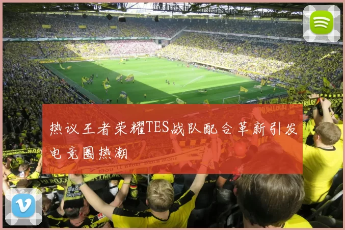 热议王者荣耀TES战队配合革新引发电竞圈热潮